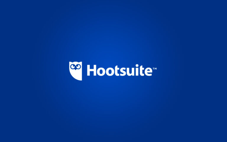 Gráfico de análisis de rendimiento en la plataforma Hootsuite